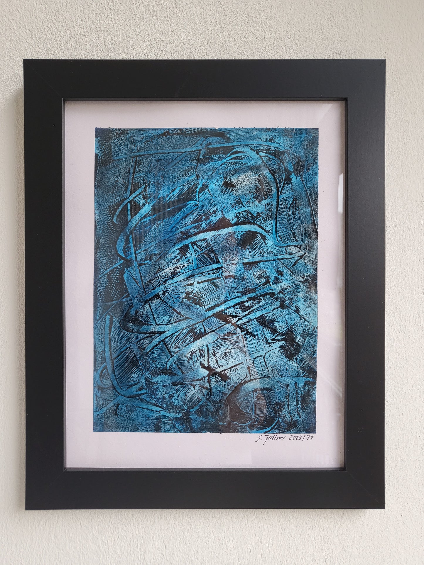 Unikat – Acrylmalerei Nr. 2023/79 "Kunst und Inspiration der Seele mit Schwung" – JüttnerArt-Collection