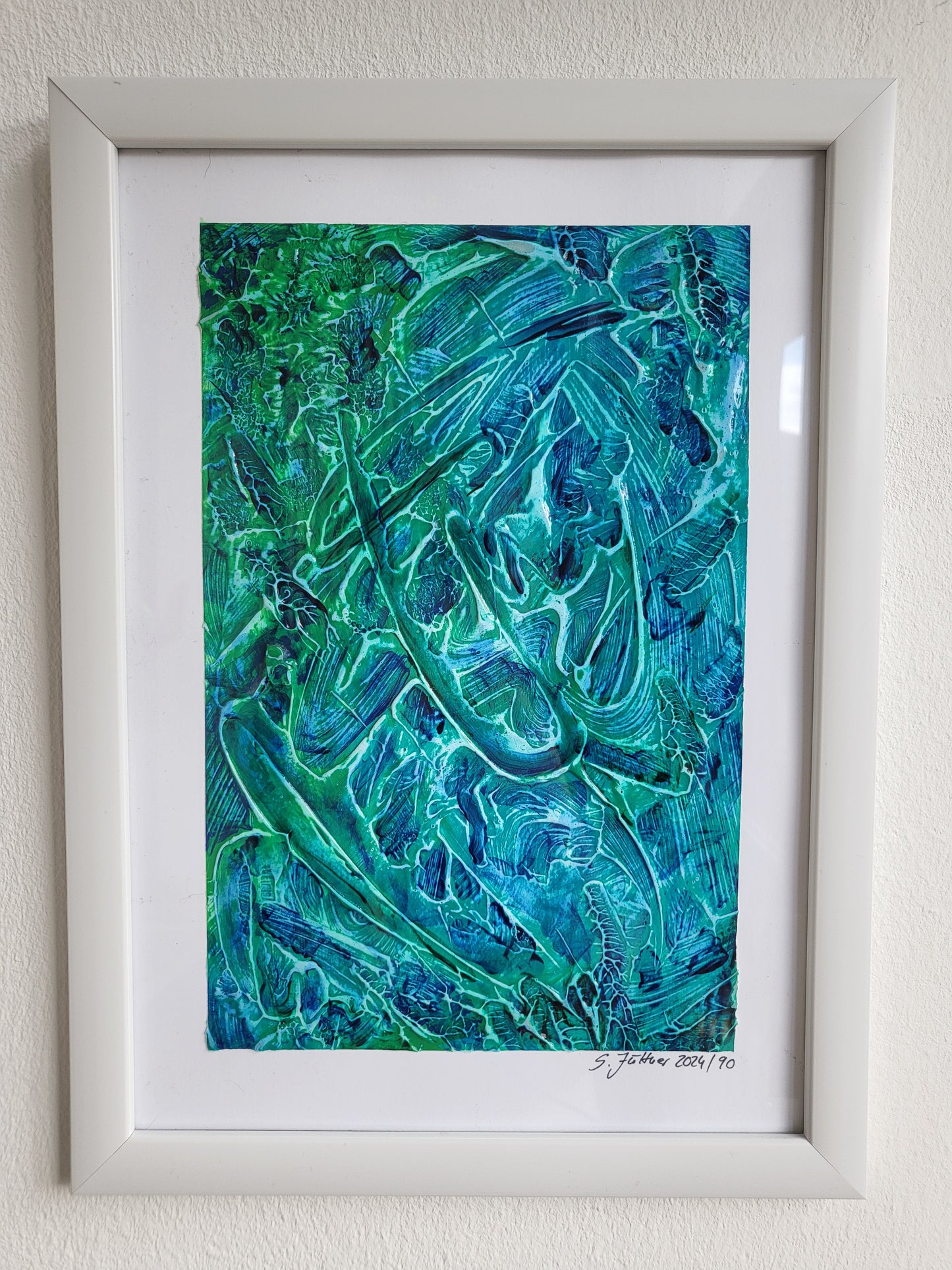 Unikat – Acrylmalerei Nr. 2024/90 "Kunst und Inspiration der Seele" – JüttnerArt-Collection