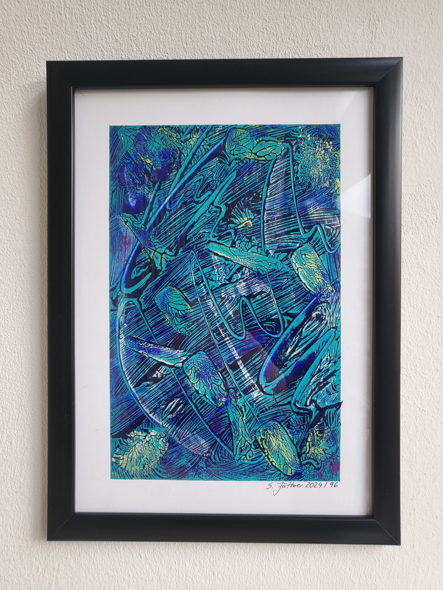 Unikat – Acrylmalerei Nr. 2024/96 "Kunst und Inspiration der Seele zum Träumen" – Jüttner-Art-Collection