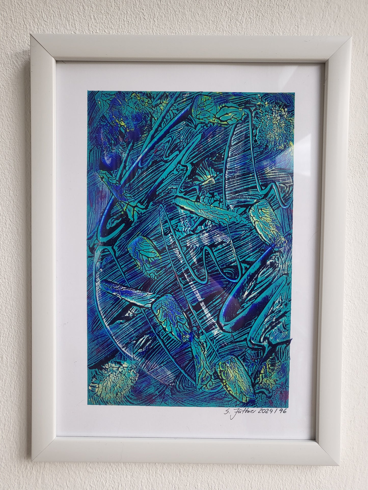 Unikat – Acrylmalerei Nr. 2024/96 "Kunst und Inspiration der Seele zum Träumen" – Jüttner-Art-Collection